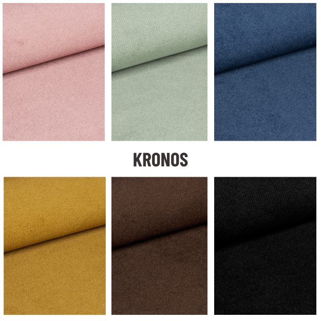 Tkanina tapicerska KRONOS – miękki welwet obiciowy