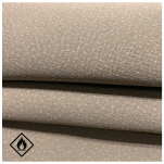 Tkanina podsufitkowa samochodowa BEŻOWA w białe kropeczki na piance trudnopalnej 3 mm – szerokość 160 cm - 3