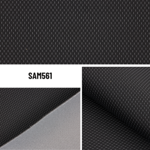 Tkanina Samochodowa SAM561  Czarny ze wzorem